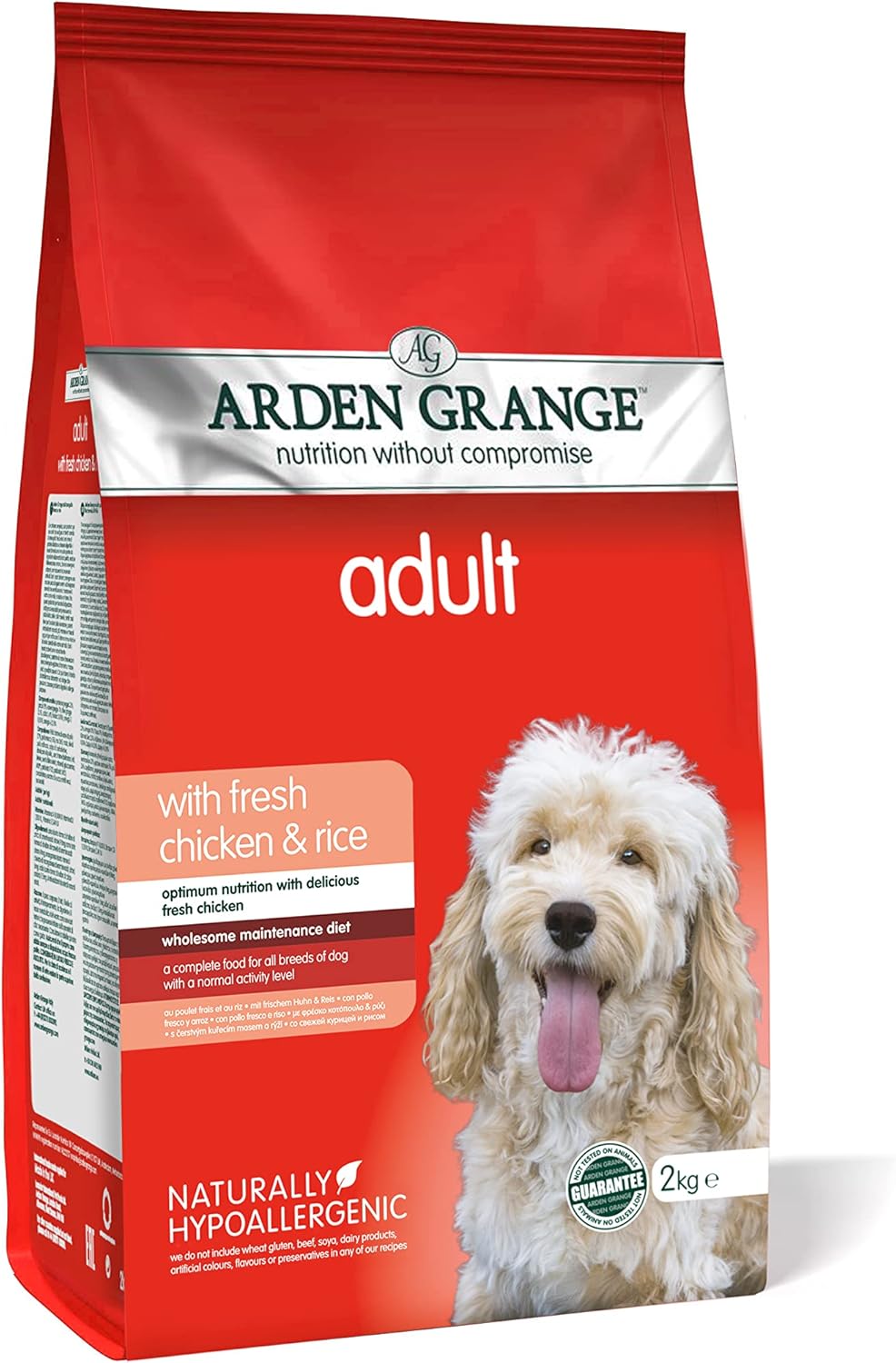 Arden Grange Adult Dry Dog Food Chicken & Rice, 2 kg :Pet Supplies