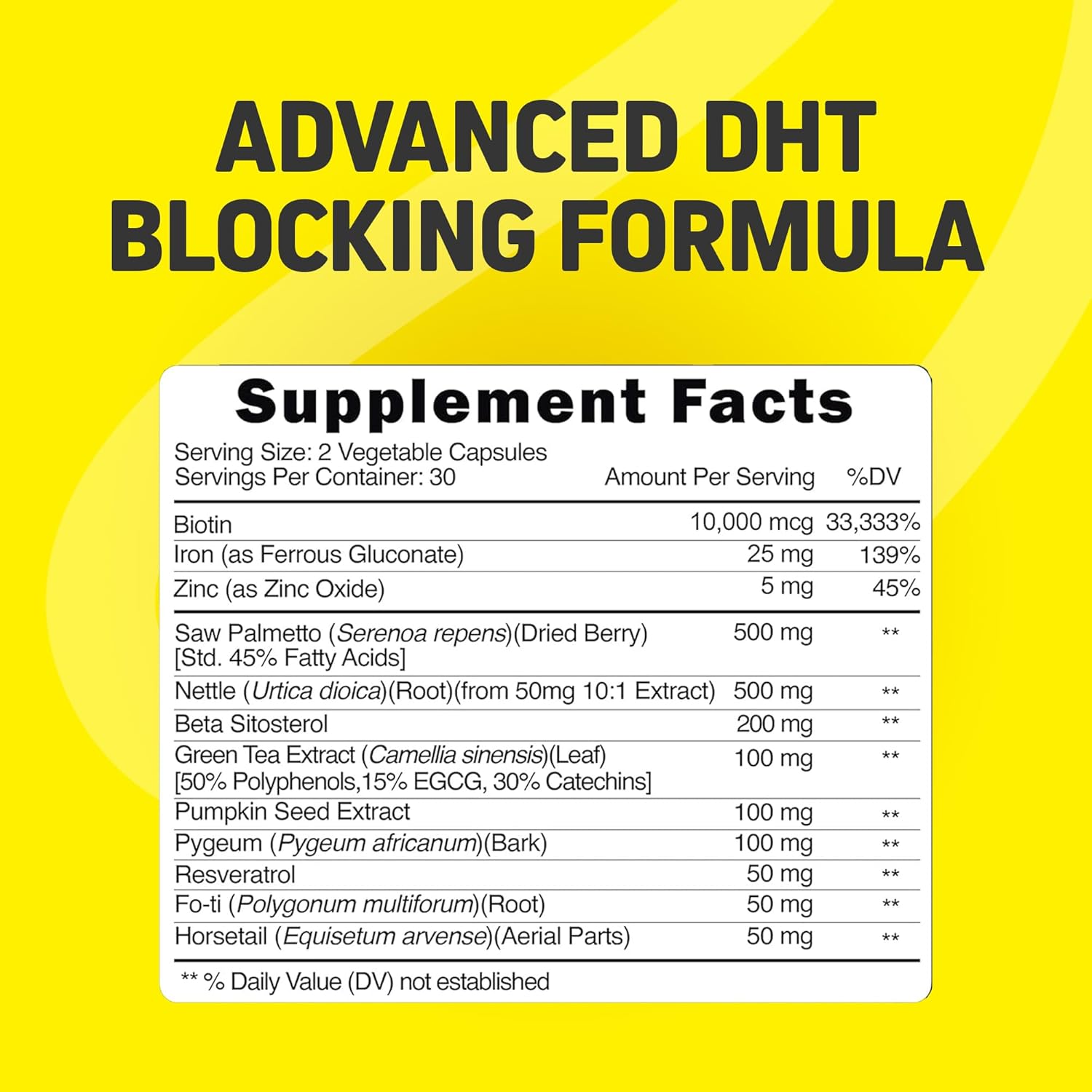 Hair Growth Vitamins For Women & Men | Dht Blocker With Saw Palmetto & 10000Mcg Biotin, Foli Tonic Hair Growth Supplement – Supports Fuller, Thicker Hair Appearance, Non-Gmo, 60 Vegan Capsules : Beauty & Personal Care