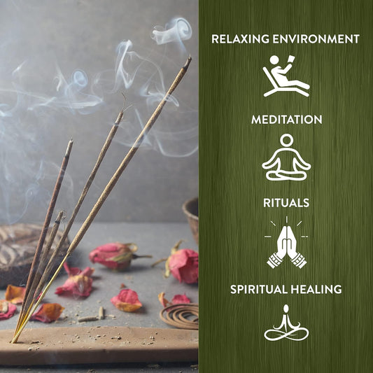 Hem Mugwort Natural Masala Relaxing Incense Sticks (12 Packets 15G Each) | Natural Fragrance For Aromatic Rooms | Aromatherapy Incense For Meditations & Stress Relief