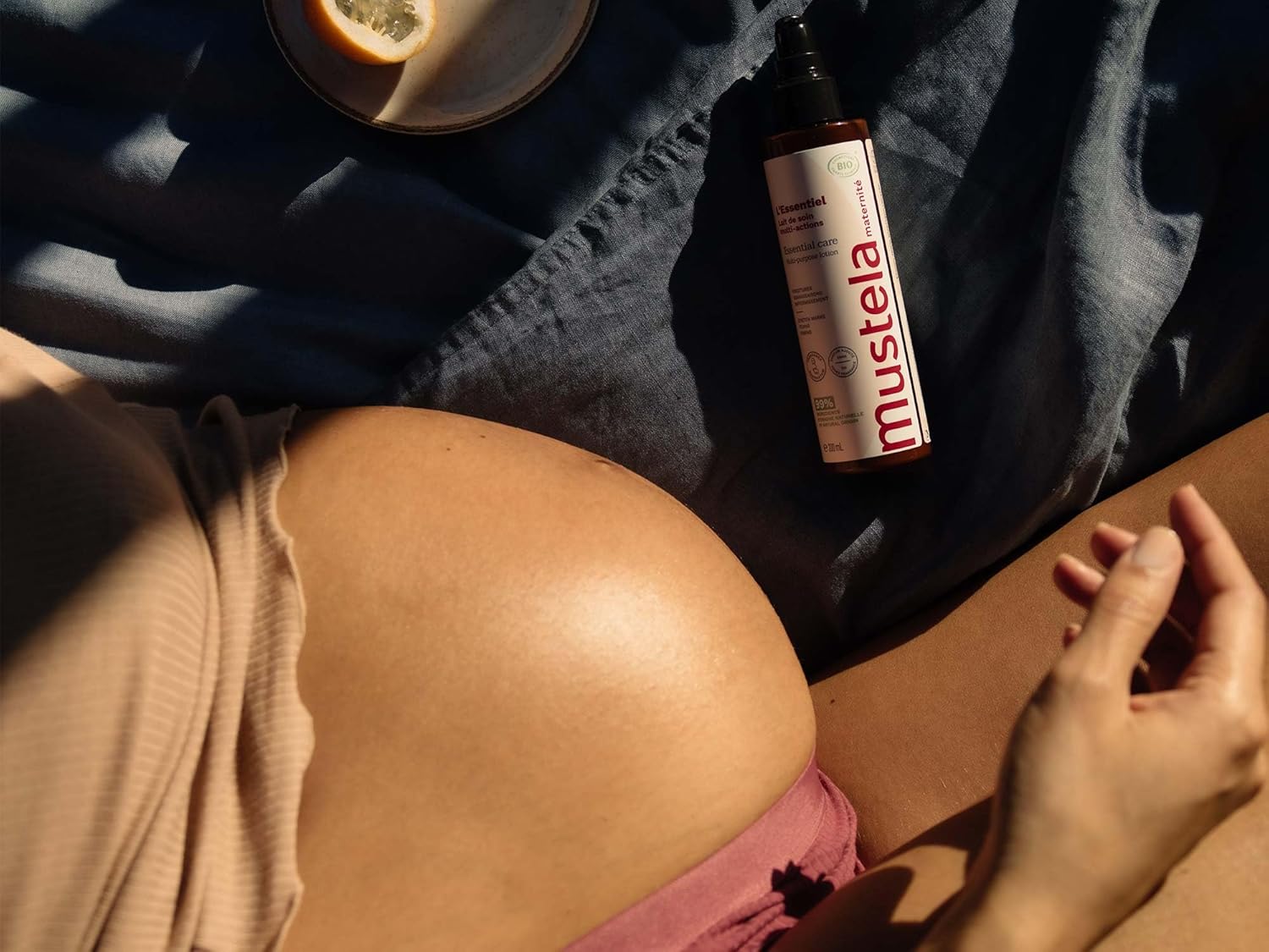 Mustela Certified Organic Maternity Essential Care Multi-Purpose Lotion - Pregnancy & Postpartum - Stretch Marks, Skin Comfort & Suppleness - No Added Scent - Safe For Moms, Babies & Breastfeeding : Beauty & Personal Care
