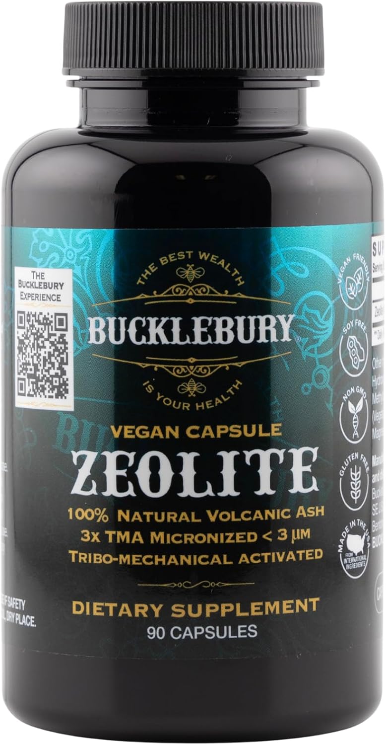 Zeolite Micronized Smart Mineral Capsules - Supports Detox, Immune & Digestive Tract Health - 90 Vegan Capsules