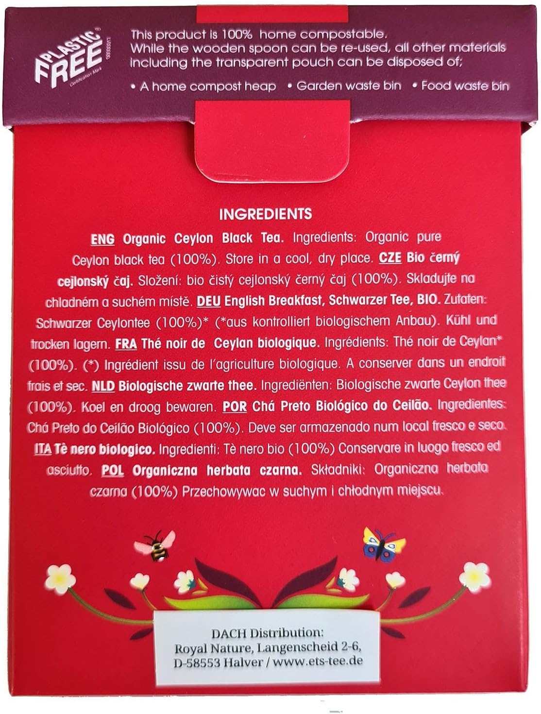 English Tea Shop Breakfast 80g Whole Leaf Tea ,U060055 : Amazon.co.uk: Grocery