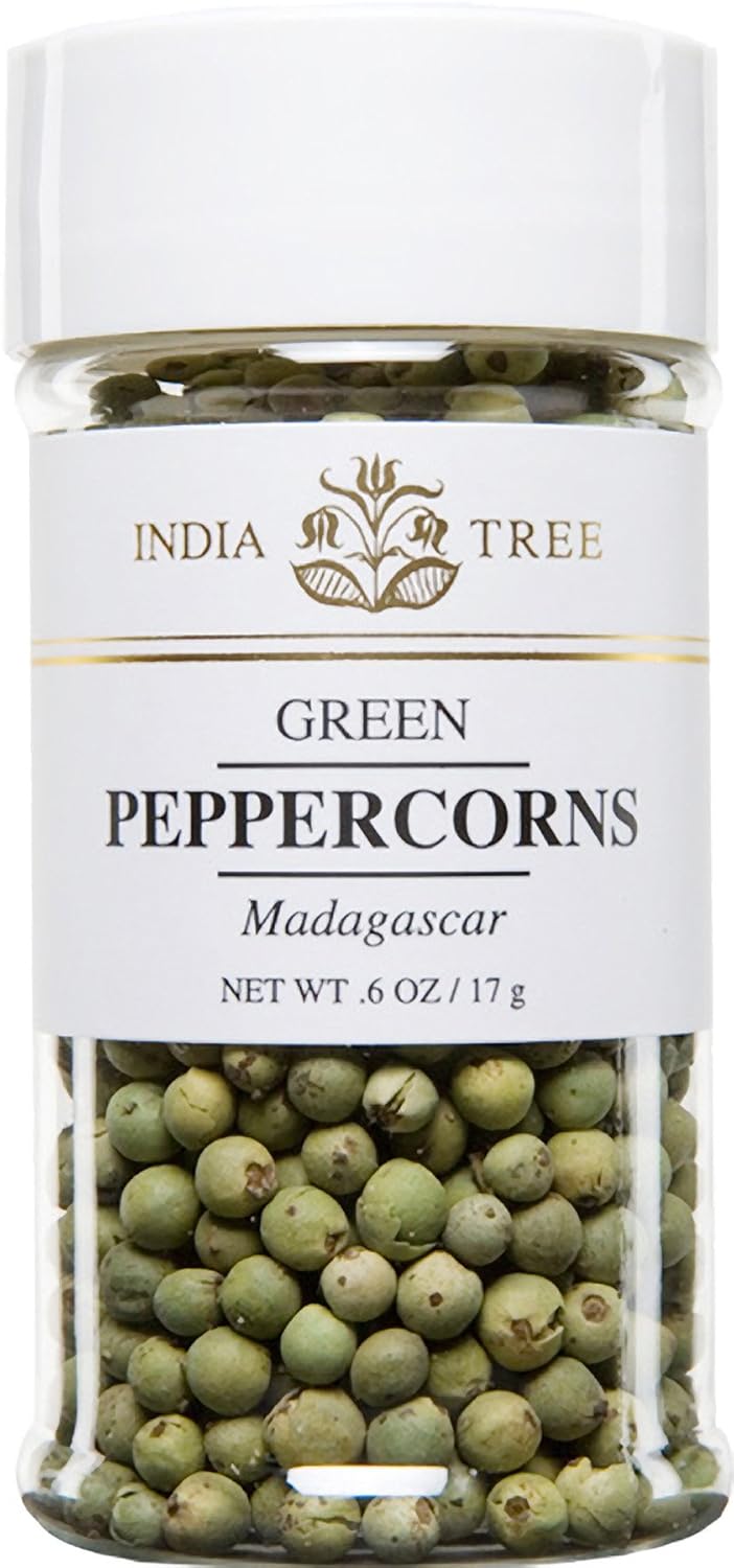 India Tree Peppercorns Green Jar, 0.6-Ounce (Pack Of 3)