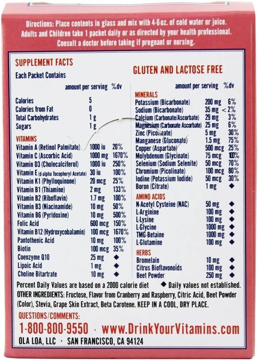 Ola Loa Products Energy Cran-Raspberry 30 Ct ( Multi-Pack)4