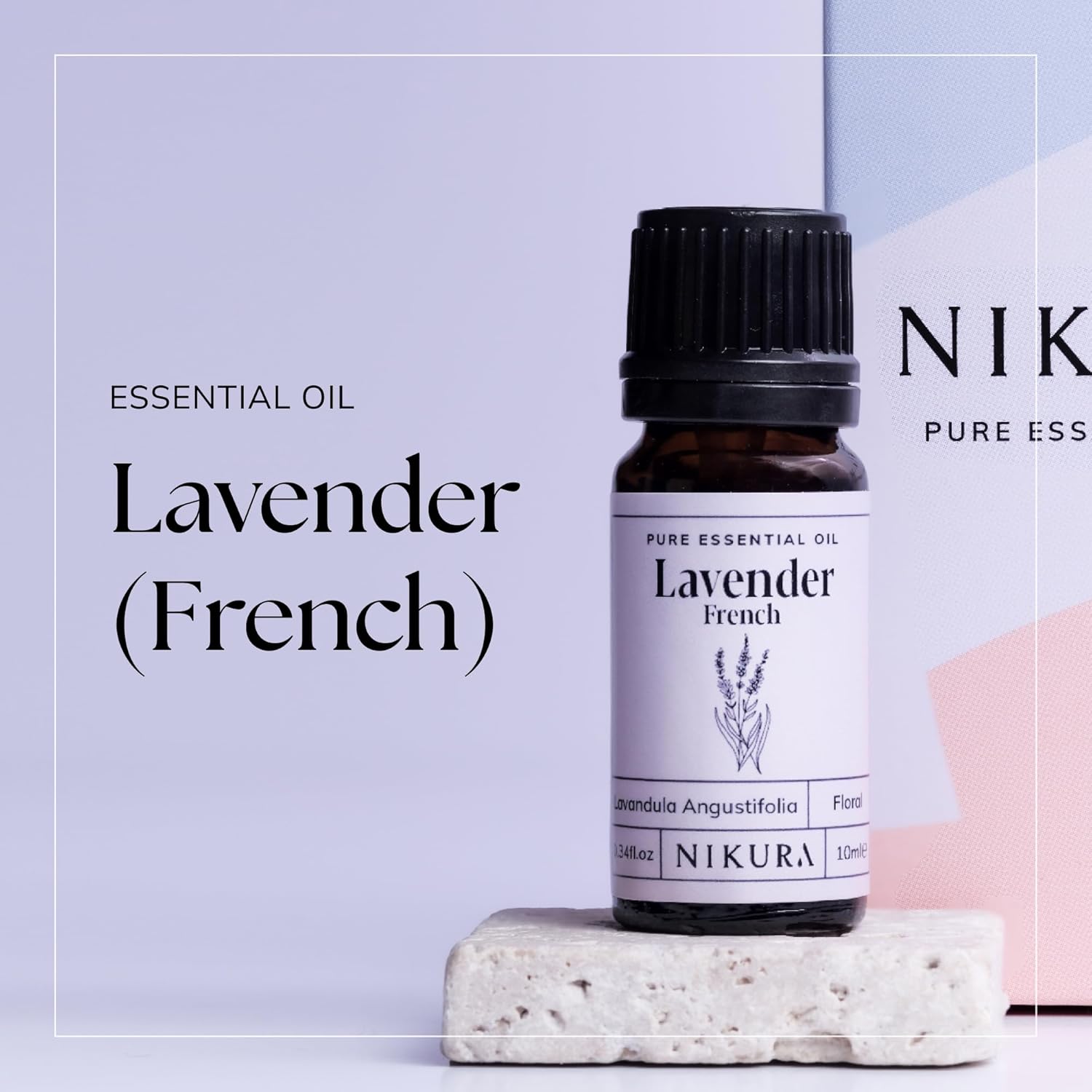 Nikura French Lavender Essential Oil - 10ml | 100% Pure Natural Oils | Lavender Oil For Sleep, Aromatherapy, Diffusers for Home | Vegan & UK Made : Amazon.co.uk: Health & Personal Care