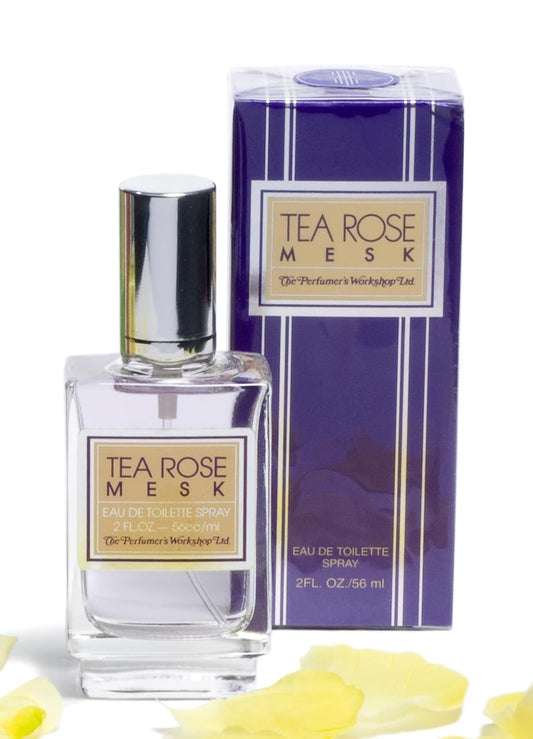 Tea Rose Mesk By Perfumers Workshop Eau De Toilette Spray 2 Oz For Women : Beauty & Personal Care