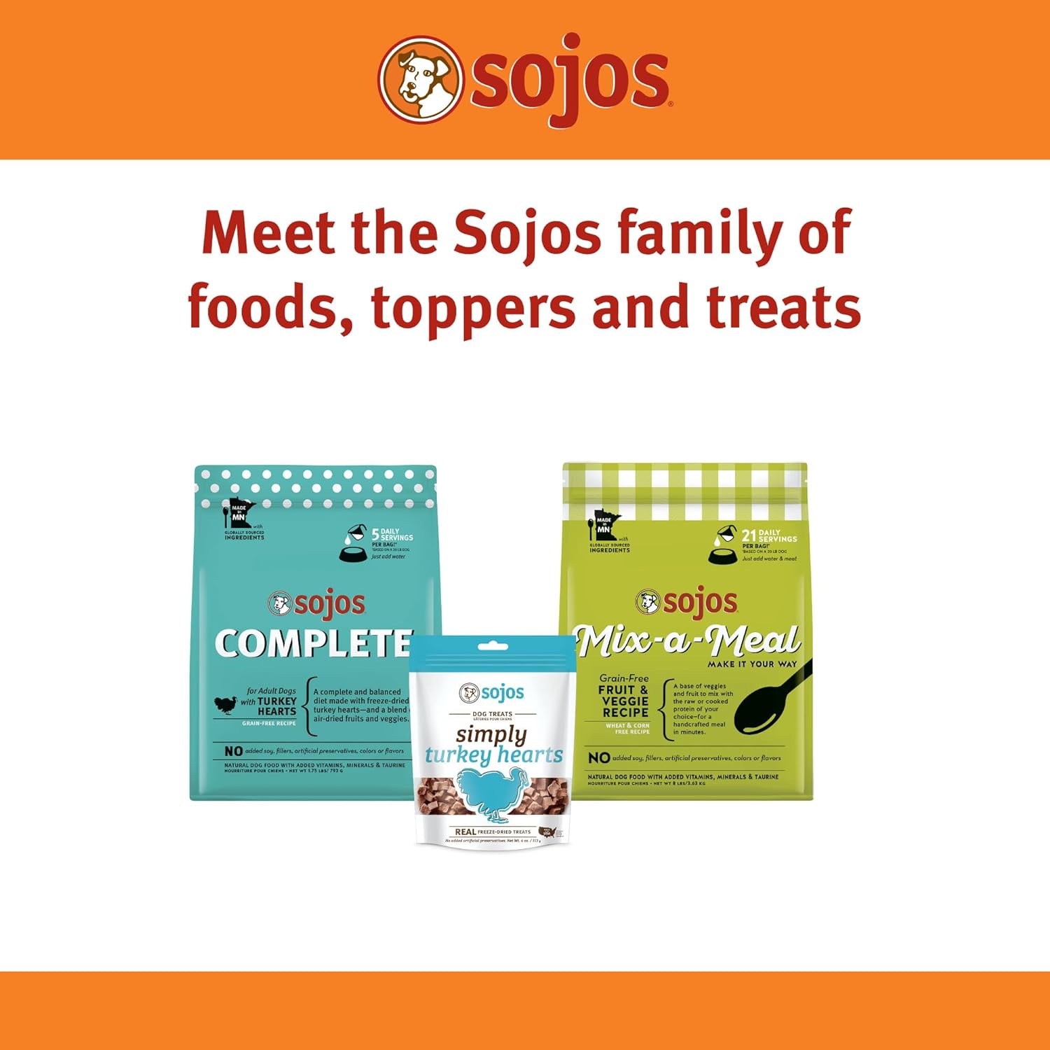 Sojos Simply Turkey Freeze-Dried Dog Treats, 4 oz : Pet Supplies