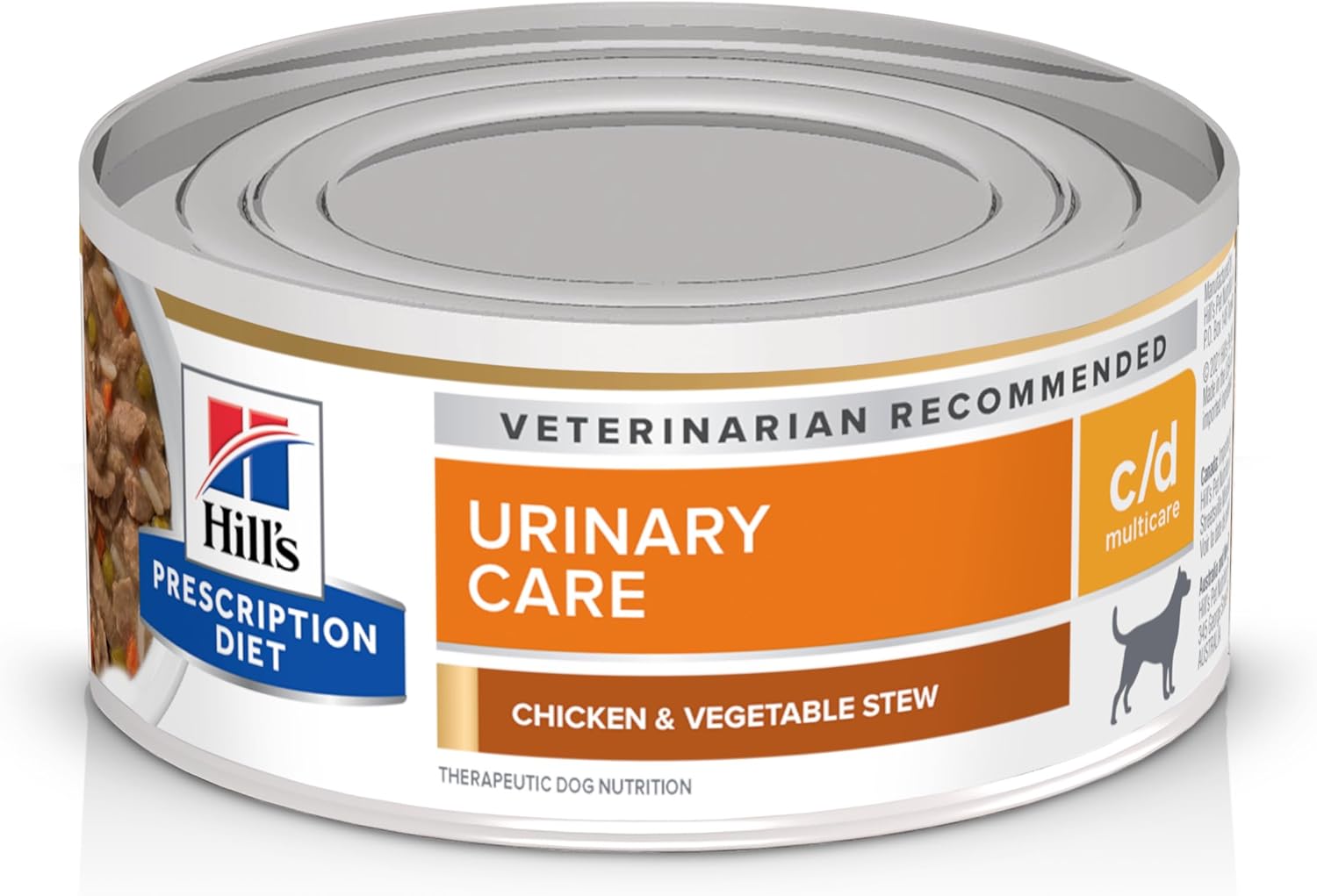 Hill'S Prescription Diet C/D Multicare Urinary Care Chicken & Vegetable Stew Wet Dog Food, Veterinary Diet, 5.5 Oz. Cans, 24-Pack