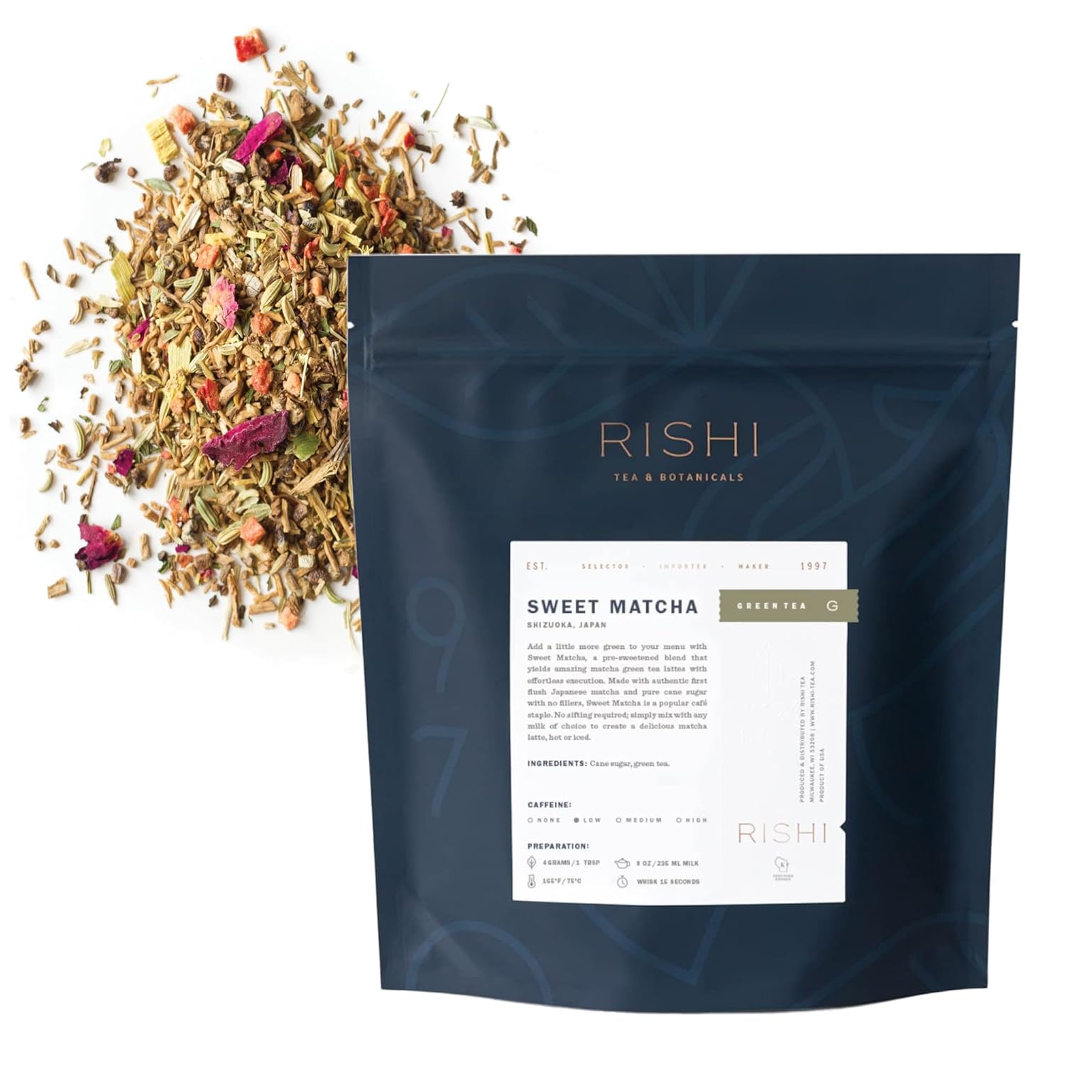 Rishi Tea Valerian Dream Herbal Tea | Usda Organic Direct Trade Loose Leaf Tea, Certified Kosher, Sleep Friendly, Caffeine Free Calming Botanical Blend With Valerian Root | 16 Ounces (Pack Of 1)