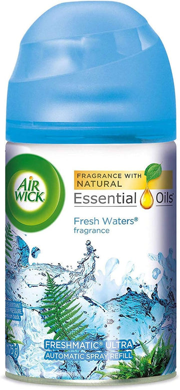 Air Wick Freshmatic Automatic Spray Air Freshener, Fresh Waters Scent, 1 Refill, 6.17 Ounce