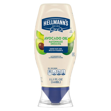 Hellmann'S Mayonnaise Dressing Avocado Oil Quality Ingredients With Good Fats, Rich In Vitamin E 11.5 Fl Oz
