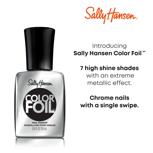 Sally Hansen Color Foil Nail Polish Cutting Hedge, 0.4 Fl Oz