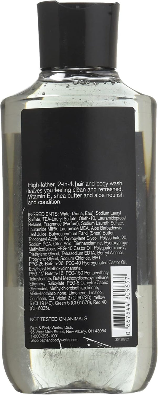 Bath Body Works Noir For Men 10.0 Oz 2 In 1 Hair Body Wash By Bath & Body Works