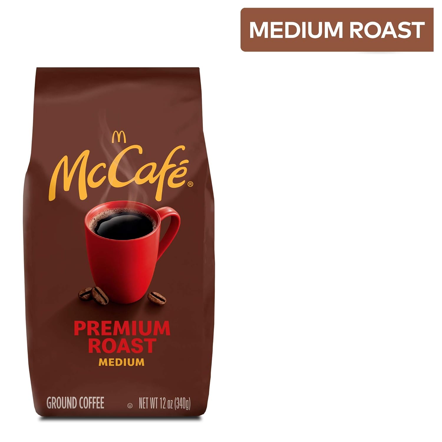 McCafe Premium Roast, Medium Roast Ground Coffee, 12 oz Bag : Grocery & Gourmet Food