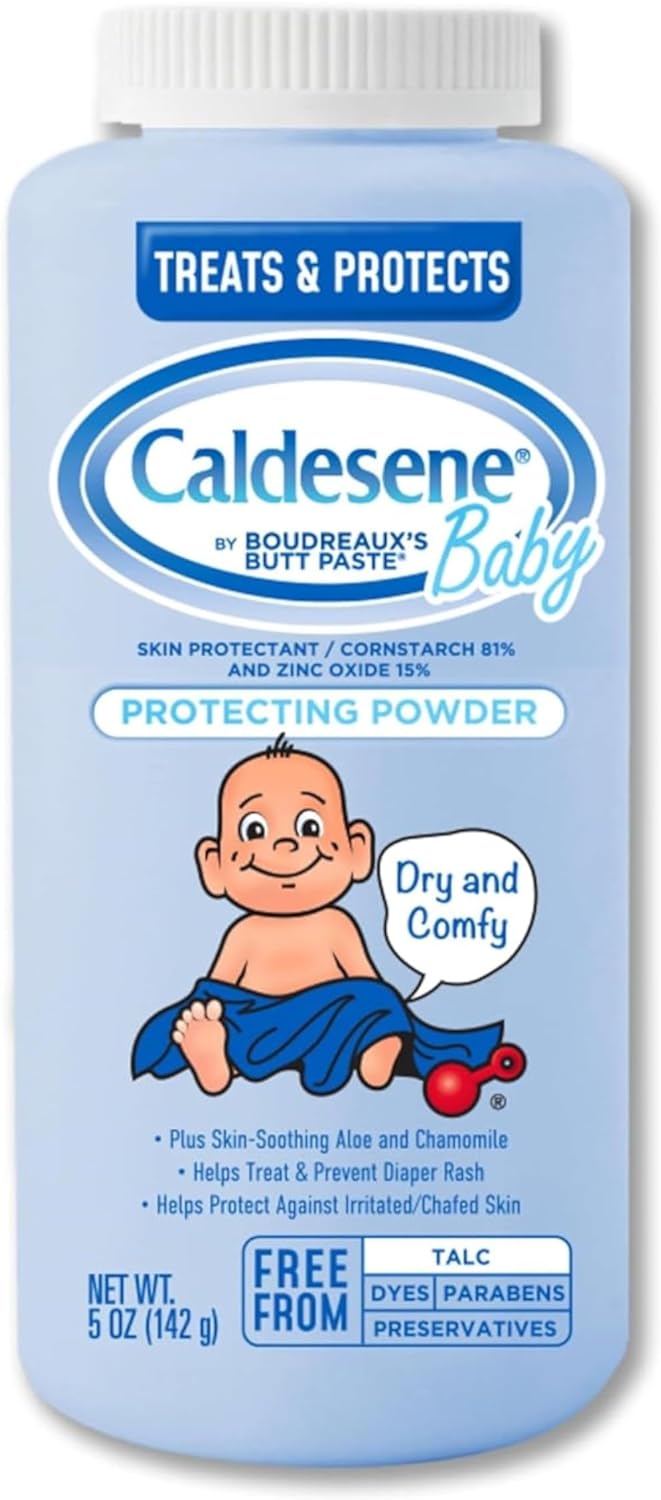 Caldesene Baby Cornstarch Powder With Zinc Oxide 5 oz by Caldesene