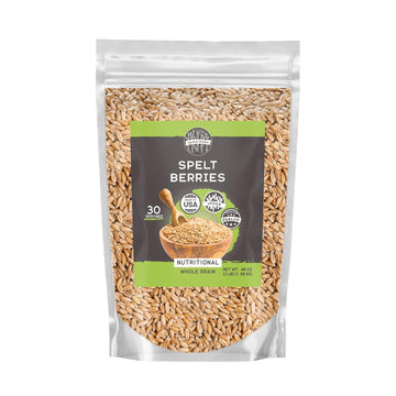 Birch & Meadow 3 Lb Of Spelt Berries, Dehulled, Non-Gmo, Non-Irradiated