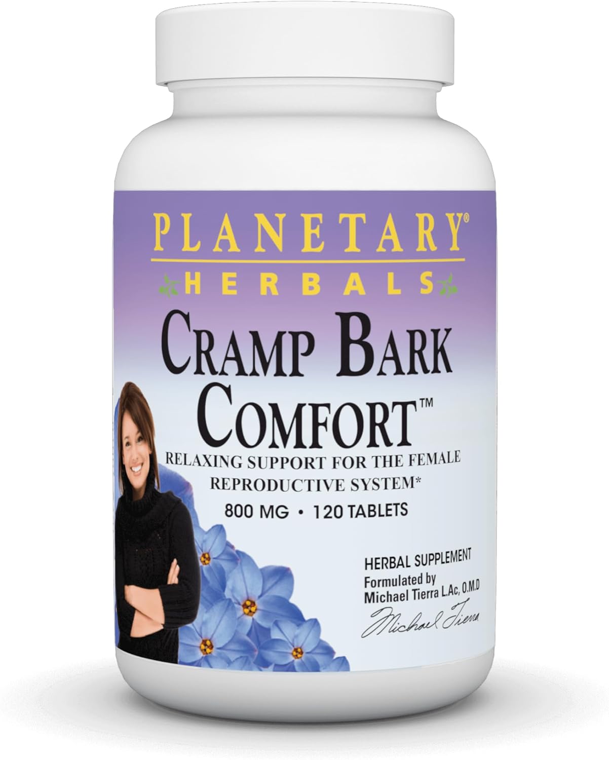 PLANETARY HERBALS, Cramp Bark Comfort? - 120 tabs (800MG)