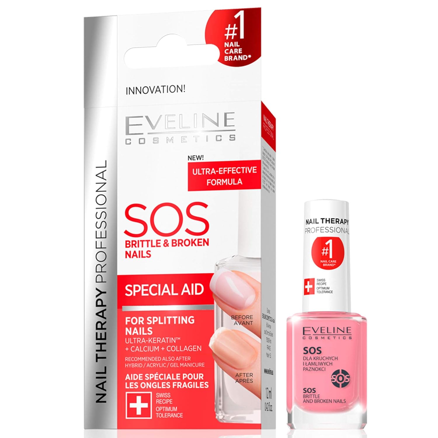 Eveline Cosmetics Sos Brittle And Broken Nail Treatment Multivitamin