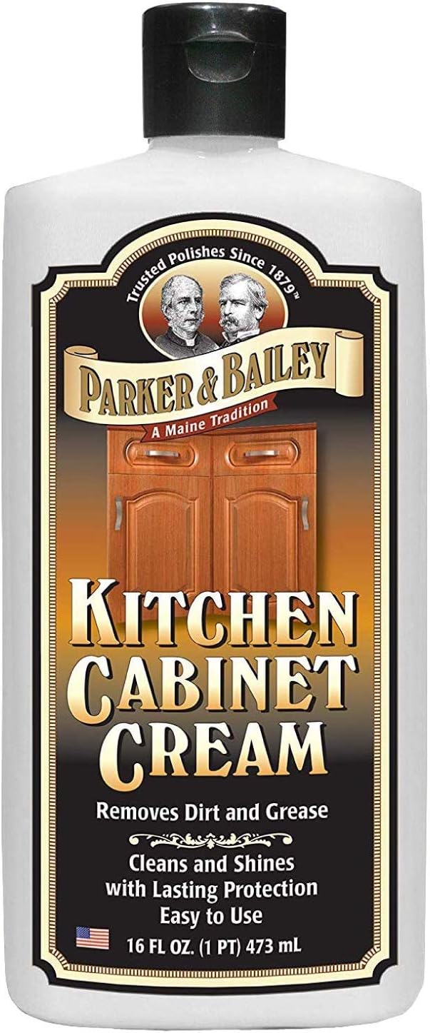 Parker and Bailey Kitchen Cabinet Cream-Wood Cleaner-Grease Remover 16 oz (1)