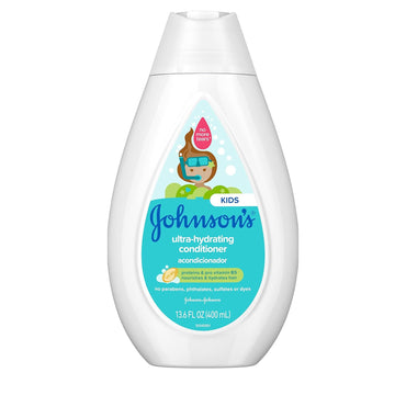 Johnson'S Baby Ultra-Hydrating Tear-Free Kids Conditioner With Pro-Vitamin B5, 13.6 Fluid Ounce