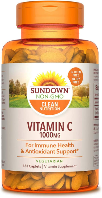 Sundown Vitamin C 1000 MG High Potency 133 Caplets