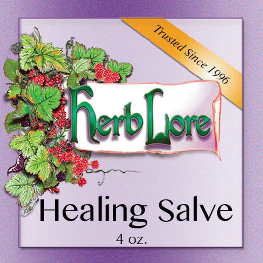 Herb Lore Healing Salve 4 oz - Natural Baby Diaper Rash Ointment with Calendula, Supports Healing of Drool Rash, Eczema & Cradle Cap