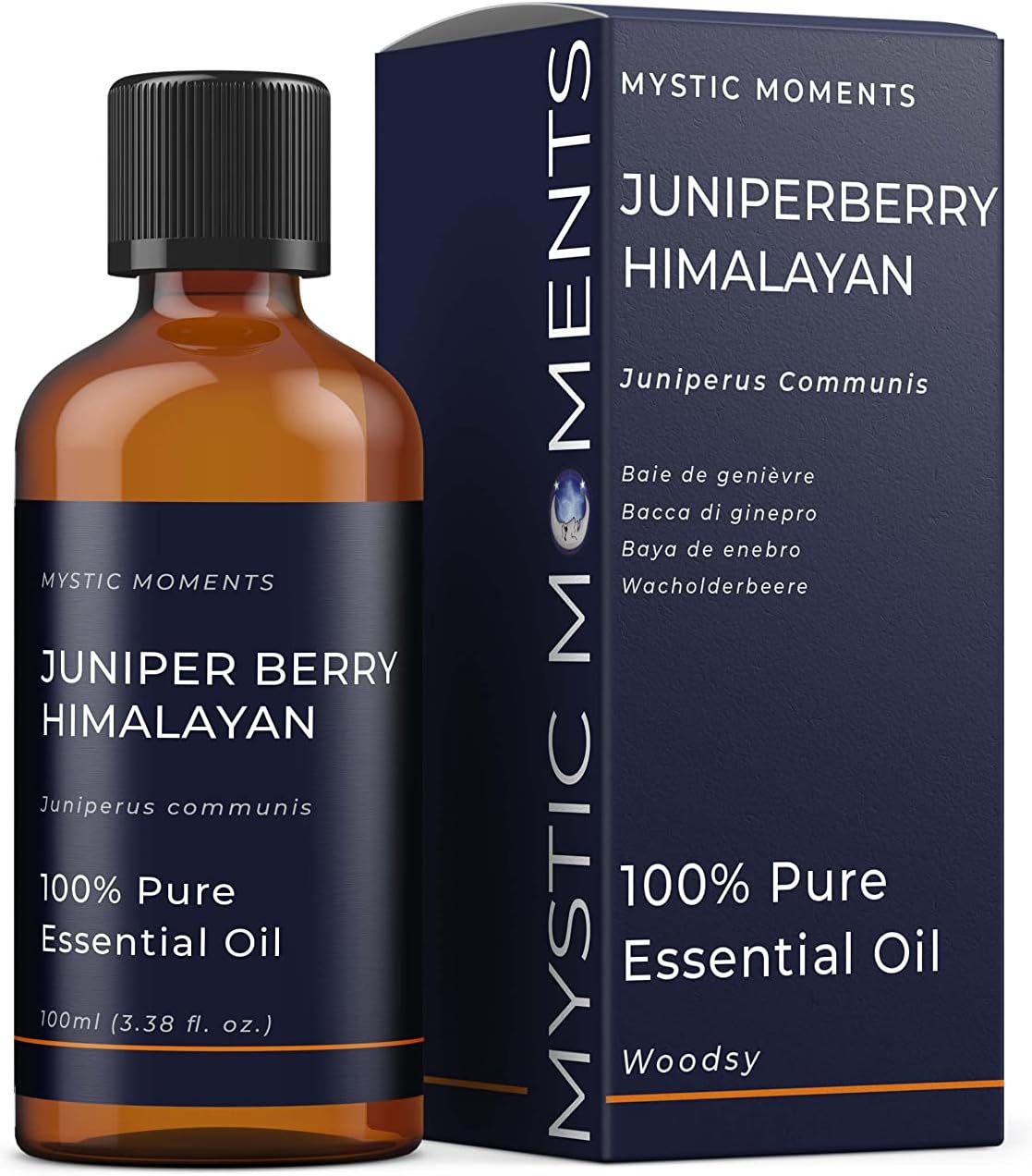 Mystic Moments | Juniper Berry Himalayan Essential Oil 100ml - Pure & Natural oil for Diffusers, Aromatherapy & Massage Blends Vegan GMO Free