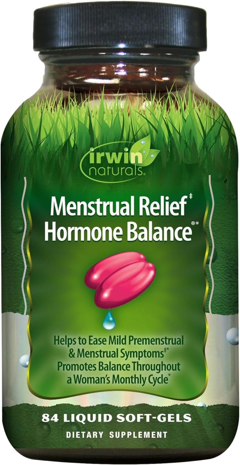 Irwin Naturals Menstrual Relief Hormone Balance - Plant-Based PMS Symp