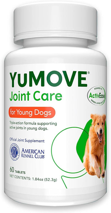 YuMOVE Young and Active Dog | Joint Supplement for Dogs to Support Active and Growing Joints Aged Under 6 | 60 Tablets Clear?YAUS120