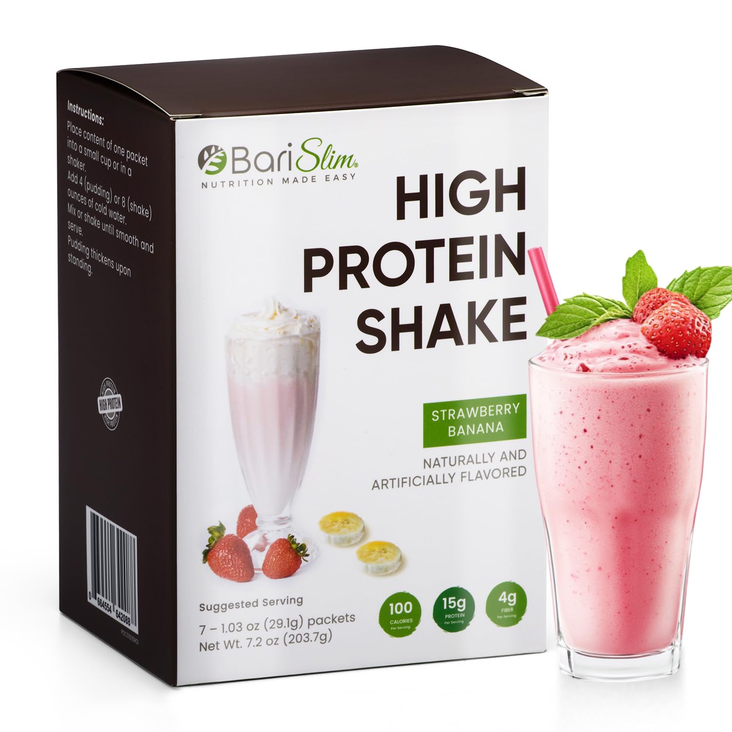 Barislim Bariatric High Protein Drink Mix - Promotes Muscle Recovery & Healthy Lifestyle - Low Sugar & Low Carb - Ideal For Bariatric Patients & Post-Weight Loss Surgery Support | Hot Chocolate (9 Oz)