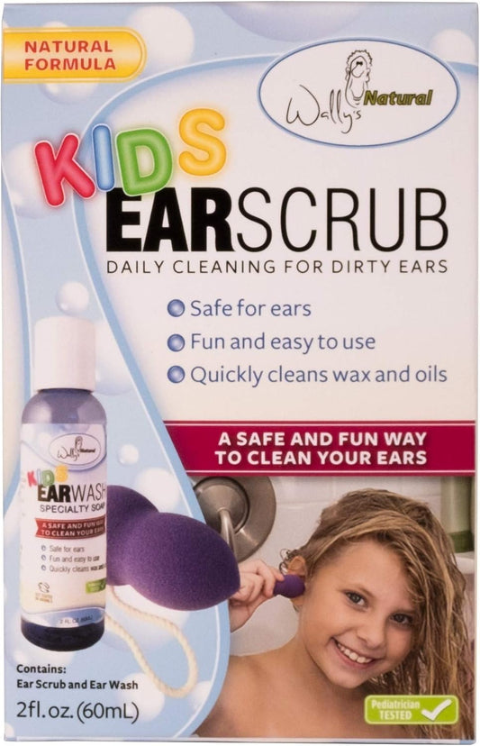 Wally'S Natural Kids Ear Scrub, Light, 2 Fluid Ounce : Pet Supplies