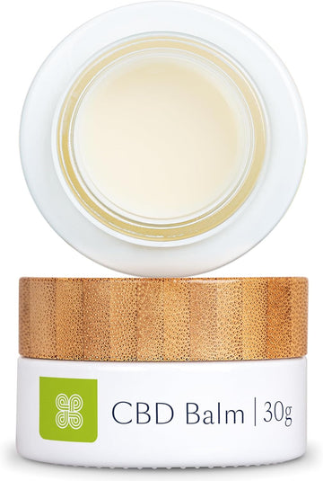 Healthspan Cbd Balm 30G Infused With 180Mg Cannabidiol Essential Oils, Cream, Aromatic Chamomile And Relaxing Lavender, 30 Gram