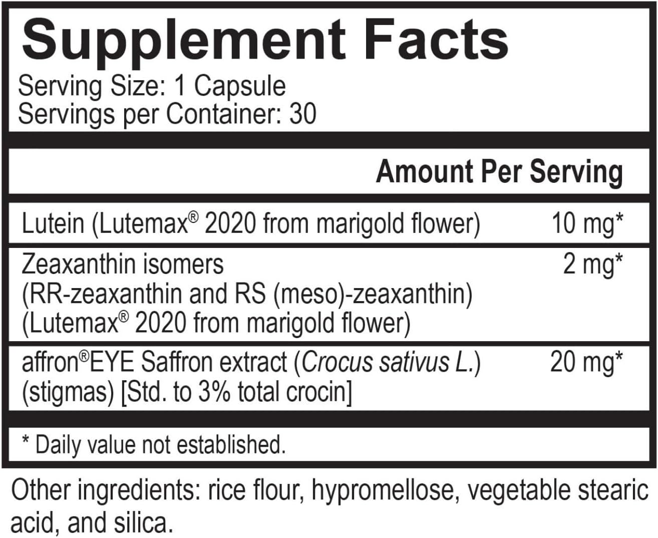 Buy Naturecity True-Vision Eye Health Supplement - Plant-Based Lutein And Zeaxanthin With High Potency Saffron 20Mg - Blue Light Potection, Support Central And Night Vision (30 Veggie Capsules) On  Free Shipping On Qualified Orders
