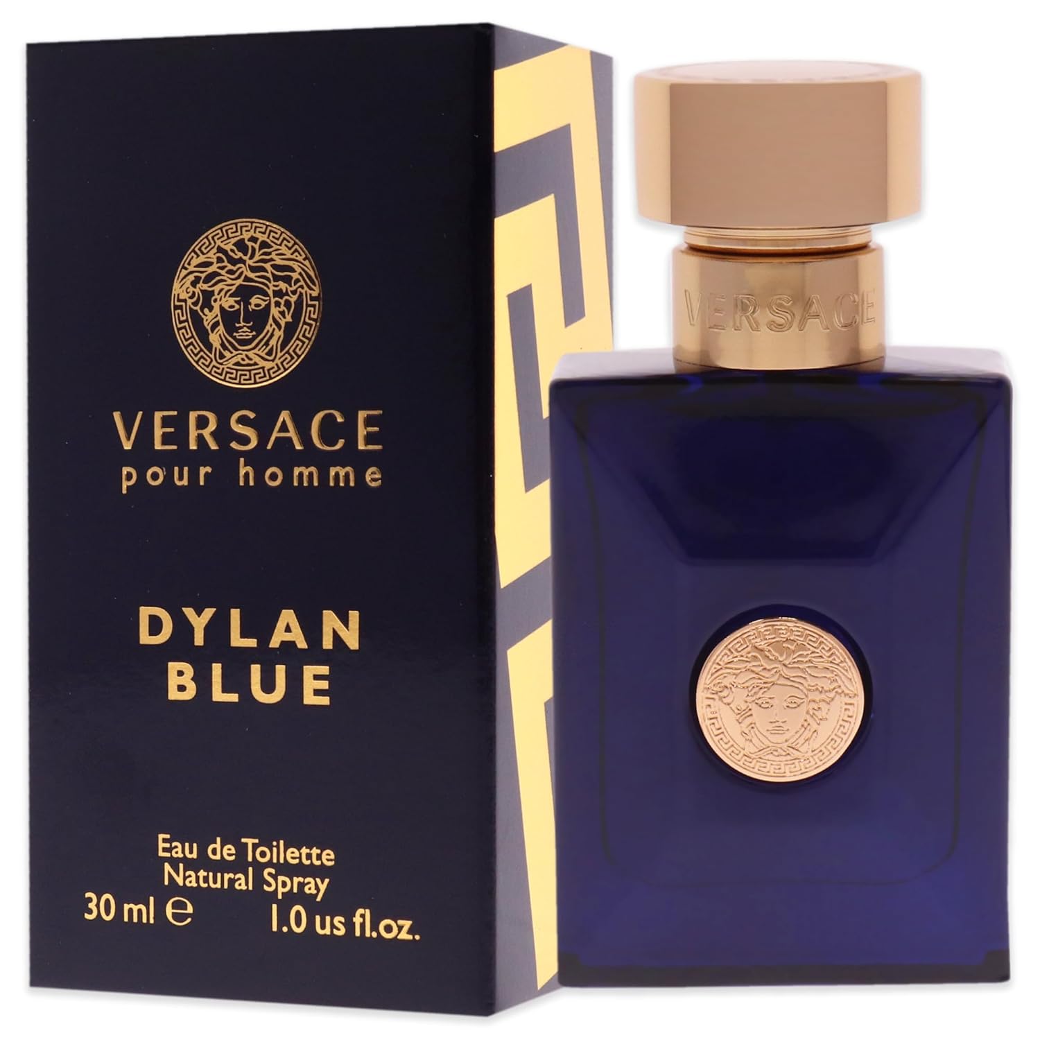 Versace Pour Homme Dylan Blue By Versace Gift Set - 1.7 Oz Eau De Toilette Spray 1.7 Oz After Shave Balm 1.7 Oz Shower Gel Men : Beauty & Personal Care