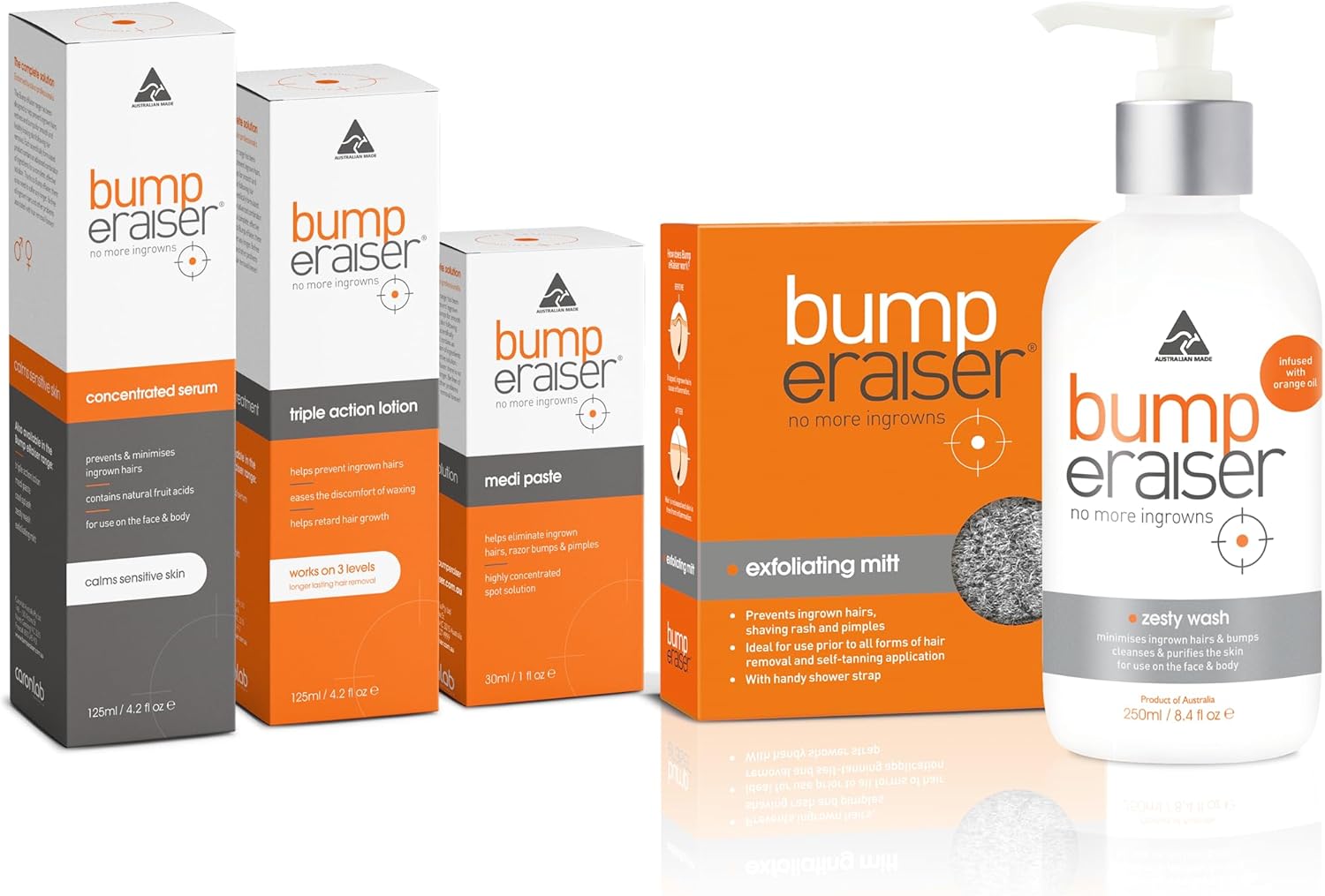 Bump Eraiser Concentrated Ingrown Hair Serum 125ml for Ingrown Hair Treatment, Razor Burns and Razor Bumps : Amazon.co.uk: Health & Personal Care
