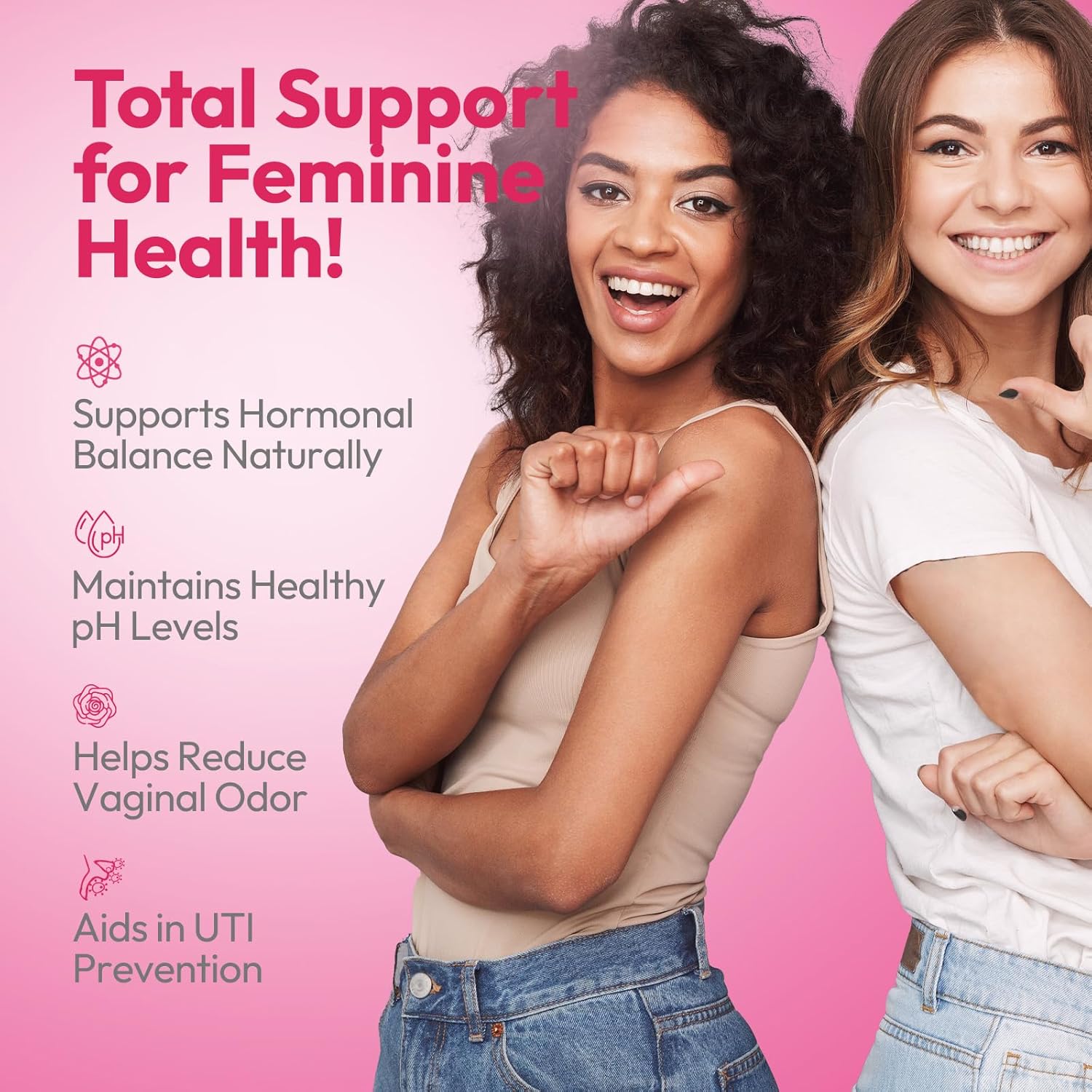 Lotfly Vaginal Probiotics For Women – Ph Balance Support With Prebiotics & Lactobacillus Probiotic Blend – Healthy Vaginal Flora & Odor Control – Women'S Vaginal Health Supplement – 30 Capsules : Health & Household