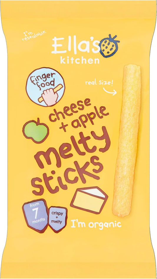 Ella'S Kitchen Cheese + Apple Melty Sticks From 7 Months 16G
