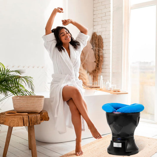 Yoni Kit, Steam Seat Newest Yoni Seat & Steaming Herbs (20 Steams) & U Cushion, V Steam at Home Kit Uses for Women PH Balance, Cleansing, Postpartum care, Menstrual Support and More