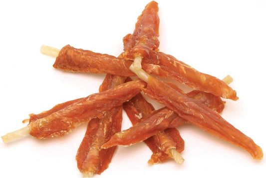 Pet 'N Shape Chik 'N Skewers - Chicken Wrapped Rawhide - All Natural Dog Treats, Chicken, 8 Oz, 10808