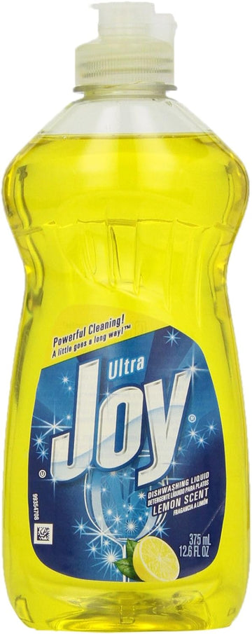 Joy Ultra Dishwashing Liquid Dish Soap, Lemon, 12.6 fl oz