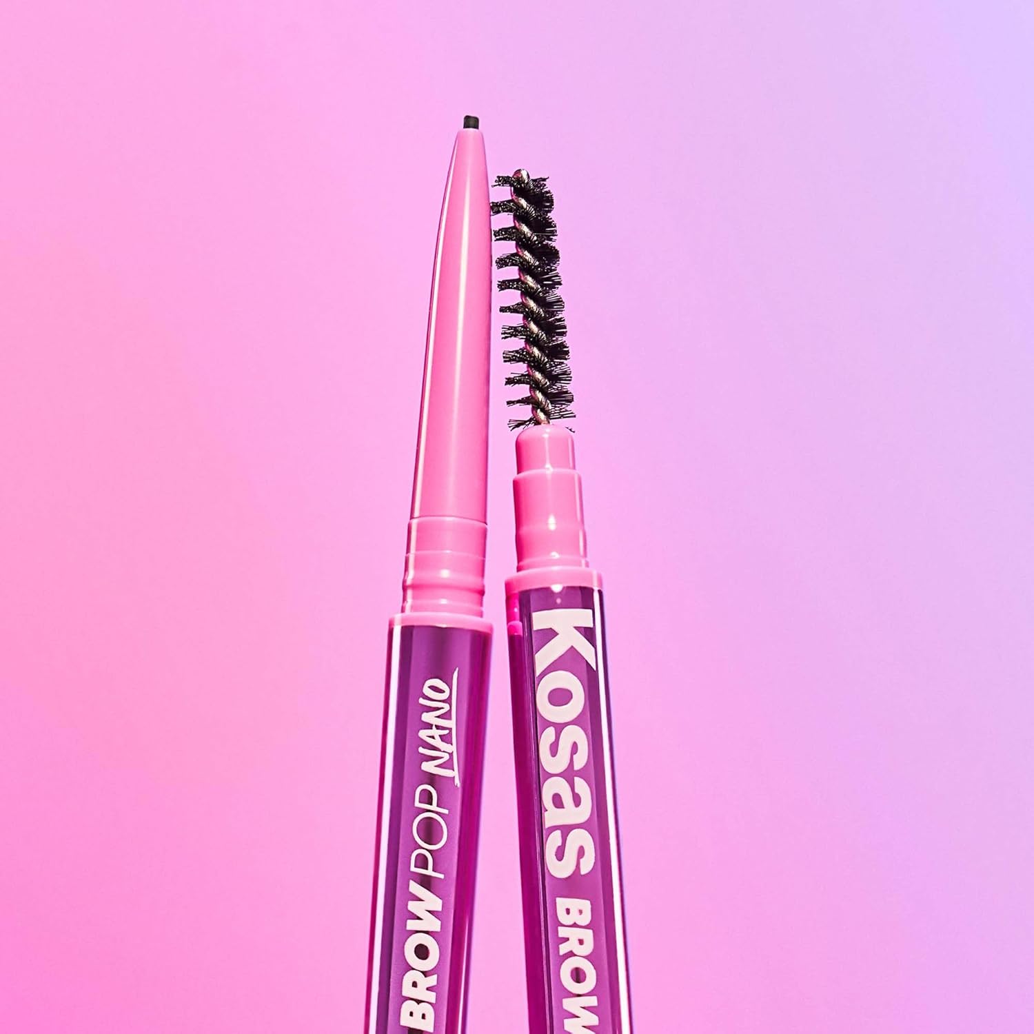 Kosas Brow Pop Nano - Ultra-Fine 1Mm Brow Pencil Precision Tip - Natural-Looking Eyebrows With Finest Hairlike Stroke - All Day Wear, Hypoallergenic, Safe For Sensitive Skin- Brown Black : Beauty & Personal Care