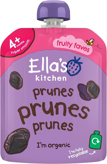 Ella'S Kitchen Organic Prunes, 70G (Pack Of 10)