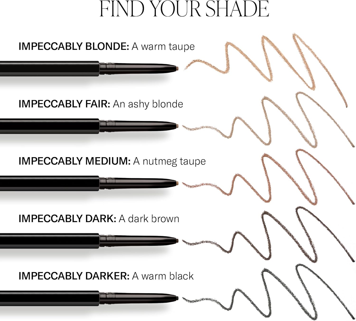 Mii Cosmetics - Brow By Mii Precision Brow Detailer - Sculpting & Styling Eyebrow Pencil - Impeccably Medium : Amazon.co.uk: Beauty