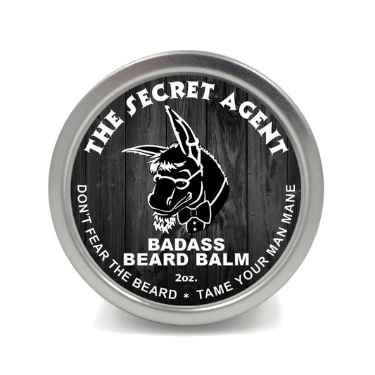Badass Beard Care Beard Balm - The Ladies Man Scent, 2 Ounce - All Natural Ingredients, Soften Hair, Hydrate Skin To Get Rid Of Itch And Dandruff, Promote Healthy Growth