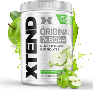 Original Bcaa Powder 7G Bcaa And 2.5G L-Glutamine, Sugar Free Post Workout Muscle Recovery Drink With Amino Acids For Men & Women, 30 Servings