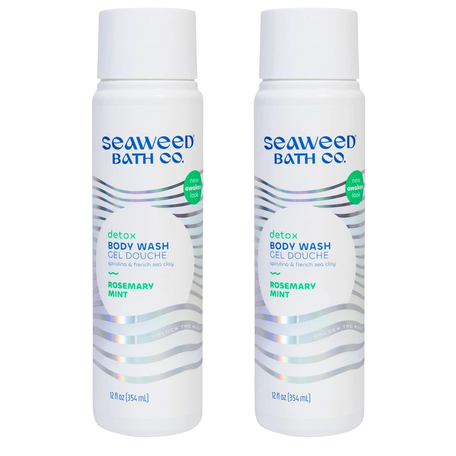 Seaweed Bath Company - Wildly Natural Seaweed Body Wash Unscented - 12 Oz