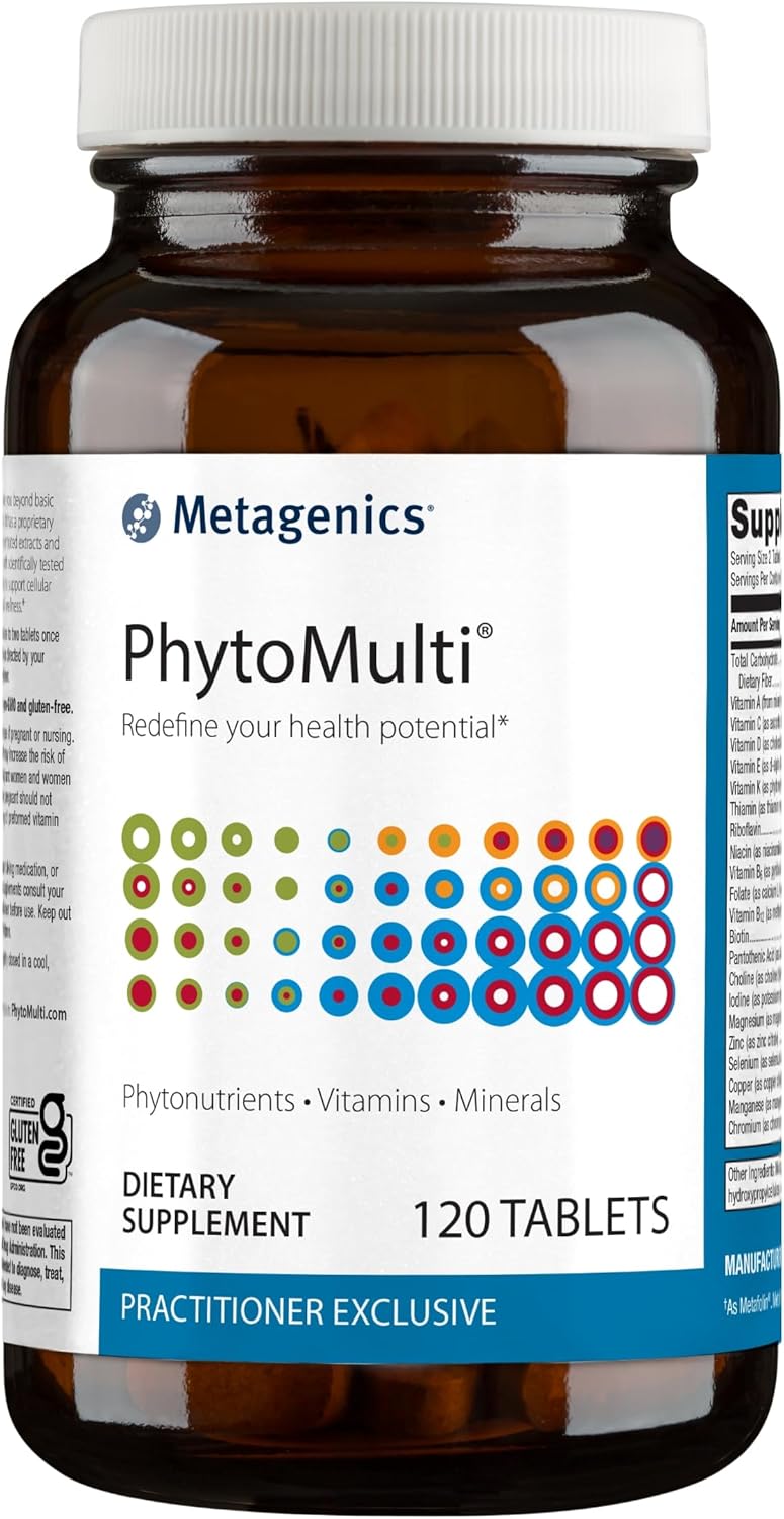 Metagenics Bundle - OmegaGenics EPA-DHA 1000 & PhytoMulti - 120 Softgels of EPA-DHA 1000 for Heart, Health & Immune System Health* - 120 Tablets of PhytoMulti for Overall Health & Aging* : Health & Household