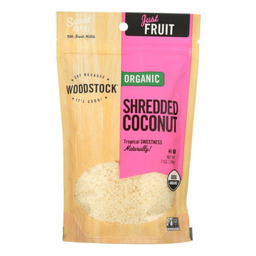 Woodstock Fruit - Organic - Coconut - Shredded - Raw - 7 oz - 8 Case