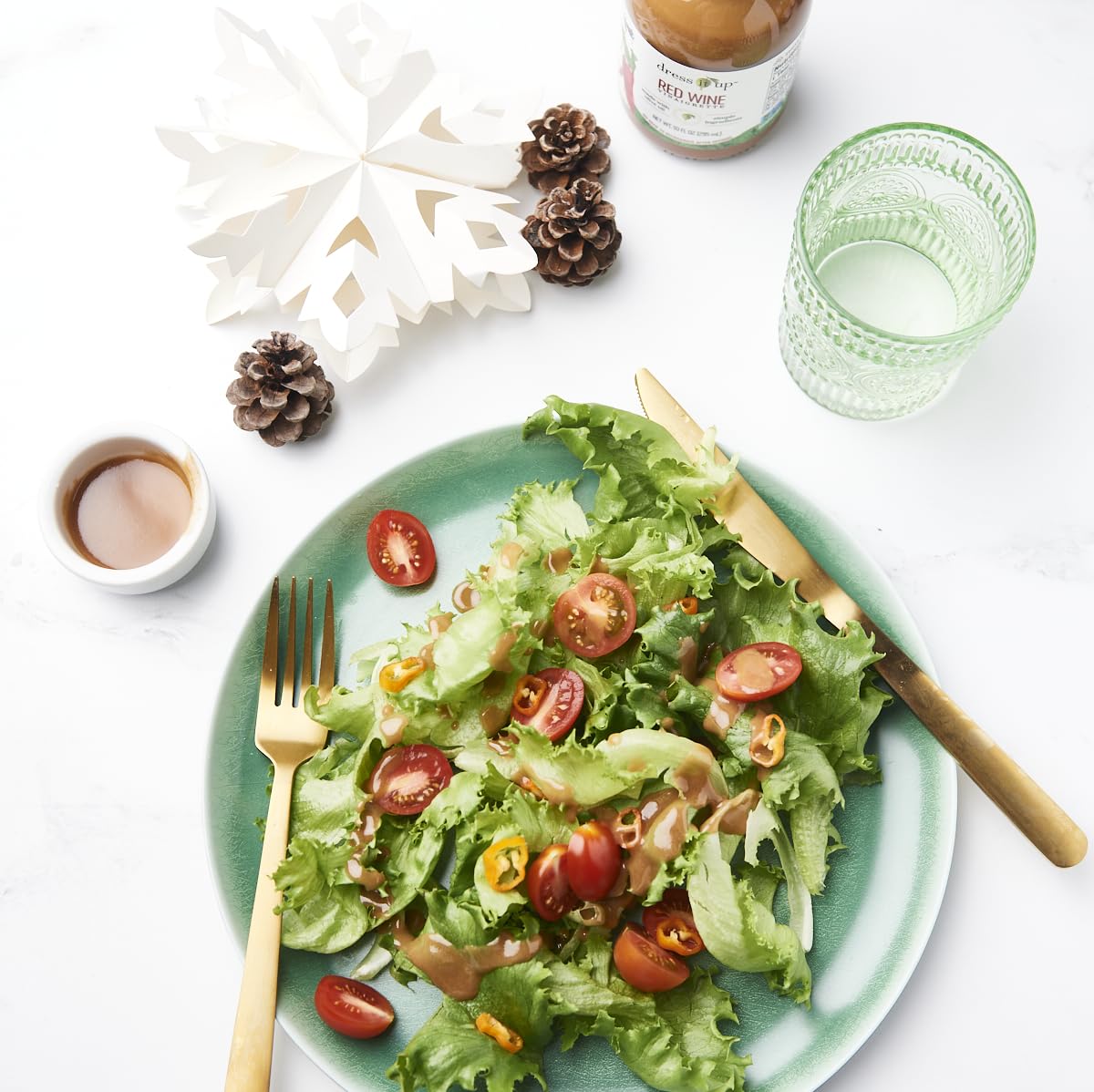 Dress It Up Salad Dressing, Red Wine Vinaigrette, 2-10 oz Bottles - Clean, Healthy, Delicious, Gluten-Free, Paleo, Keto, Vegan, Versatile, Marinade : Grocery & Gourmet Food