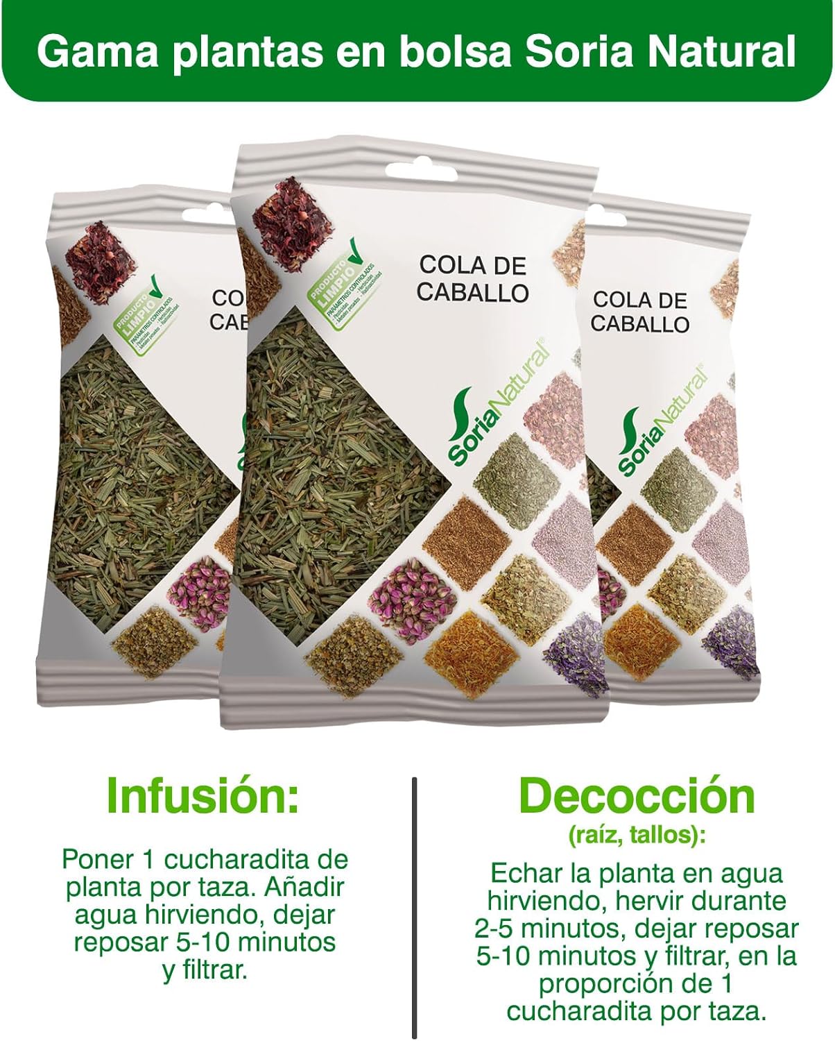 Horse In Tail Bag 50 Gr De Soria Natural